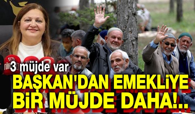 Başkan Burcu Köksal'dan 3 müjde!..