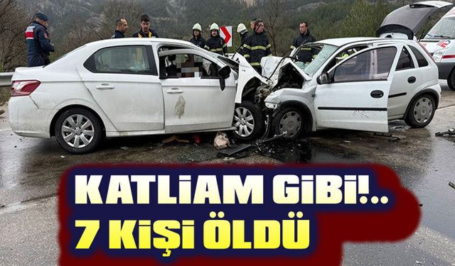 Katliam gibi kaza, 7 kişi öldü