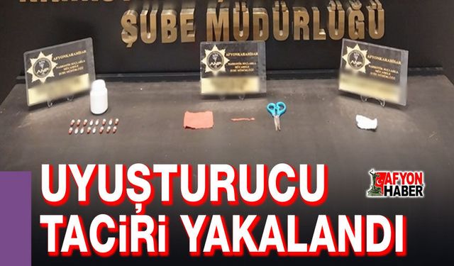 Afyon'da uyuşturucu taciri yakalandı