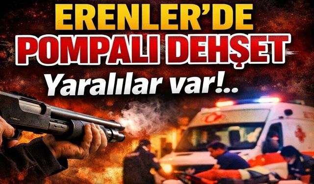 Erenler'de kafe önünde pompalı kavga!..