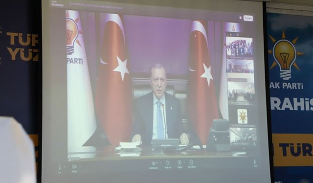 AK Parti Afyon, Cumhurbaşkanı Erdoğan ile bayramlaştı