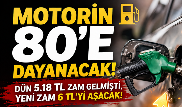 Eyvah... Motorin 80'e dayanacak!..