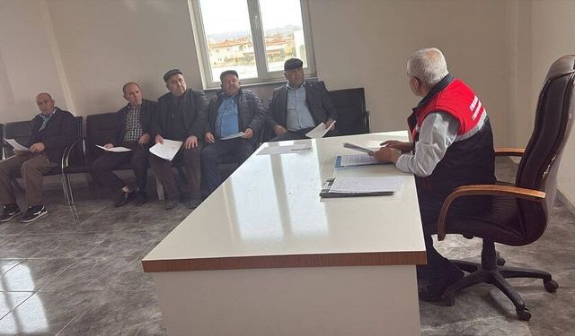 Çiftçilere bitki koruma eğitimi verildi