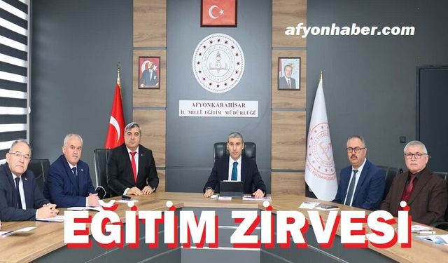 Vali Naci Aktaş, eğitim ekibini topladı