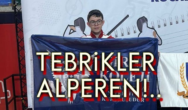 Afyonlu genç eskrimciden büyük başarı