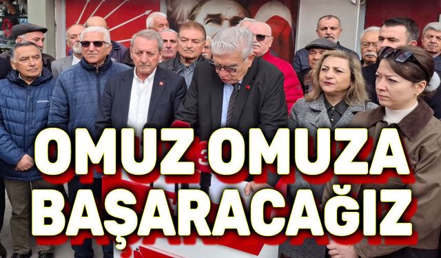Bu zor günleri omuz omuza aşacağız