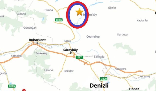 Denizli Buldan'da bir deprem daha