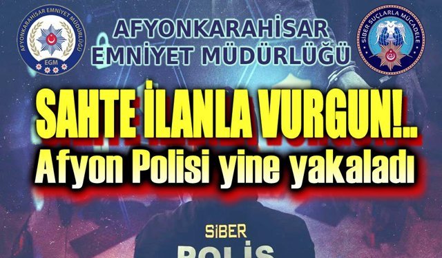 Sahte satış ilanıyla vurgun!..