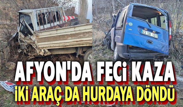Afyon Şuhut'ta feci kaza, 1 kişi öldü