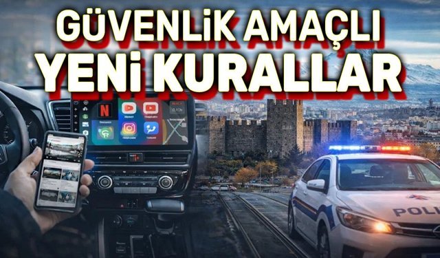 Cam filmi, APP plaka ve multimedya kuralları değişiyor