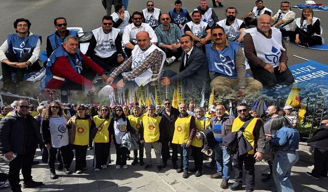 Ankara'daki eylemlere Afyon'dan katıldılar