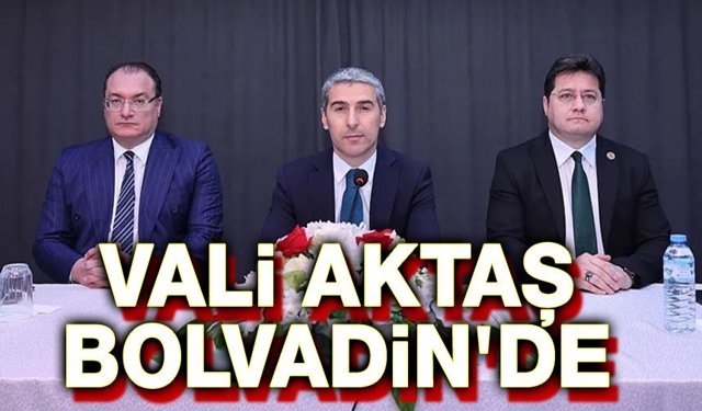 Vali Aktaş, Bolvadin'de