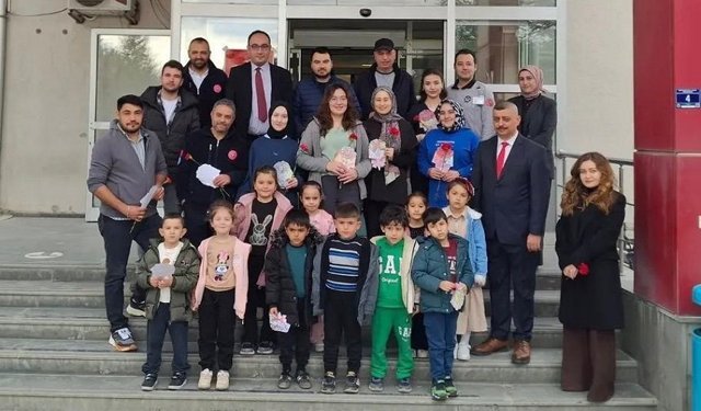 Sağlık çalışanlarına sürpriz yaptılar