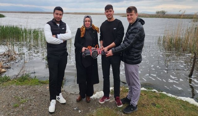 Eber Gölü Bitki Örtüsü Araştırma Projemiz TEKNOFEST’te