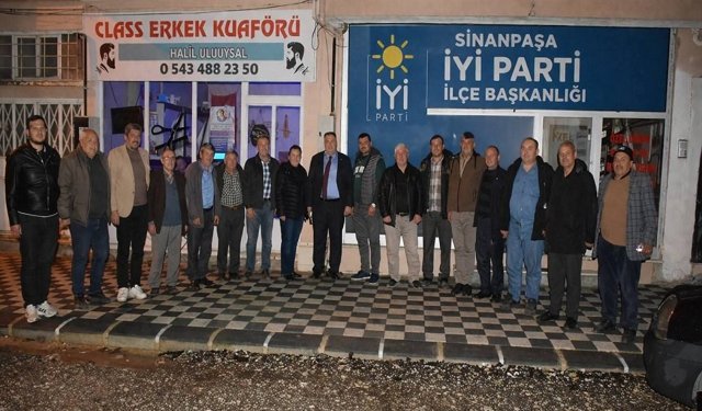 İYİ Parti, Sinanpaşa'da gümbür gümbür geliyor!..