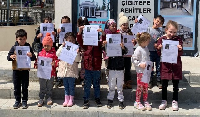 Minik Kur’an Kursu öğrencilerinden anlamlı etkinlik