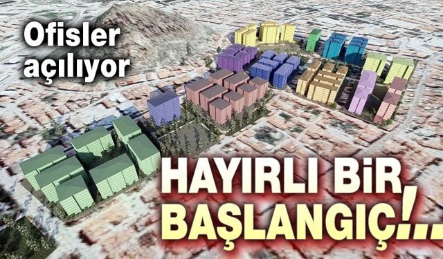 Afyon'da iki mahalleye kentsel dönüşüm ofisi
