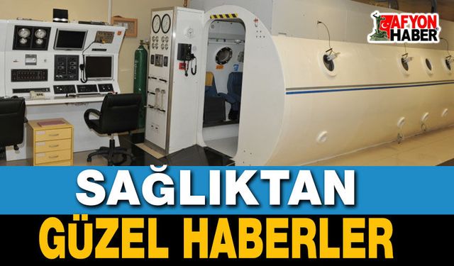 Afyon'da sağlıktan güzel haberler geliyor