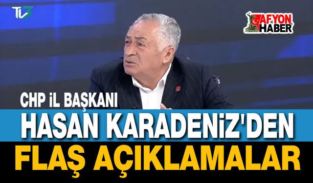 Başkan Karadeniz'den flaş açıklamalar!..