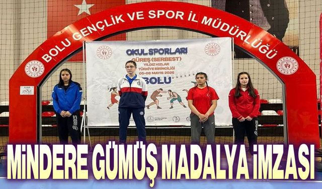 Mindere Gümüş Madalya İmzası: Irmak Elekçi Türkiye İkincisi Oldu