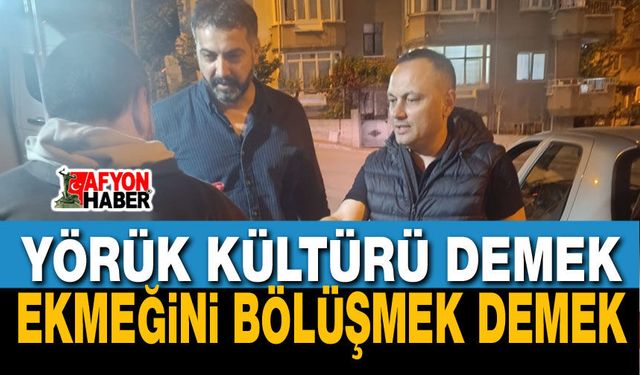 Karahisar Yörükler Derneği'nden Bayram Yardımı