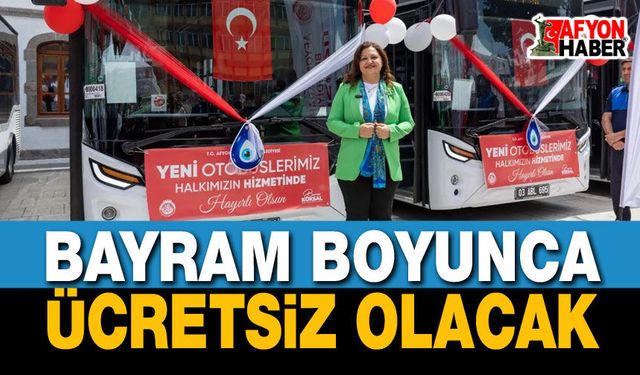 Bayramda Halk  Otobüsleri Ücretsiz mi?