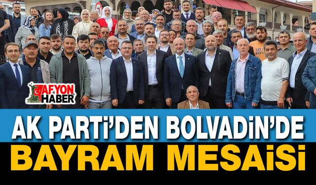AK Parti’den Bolvadin’de Bayram Mesaisi
