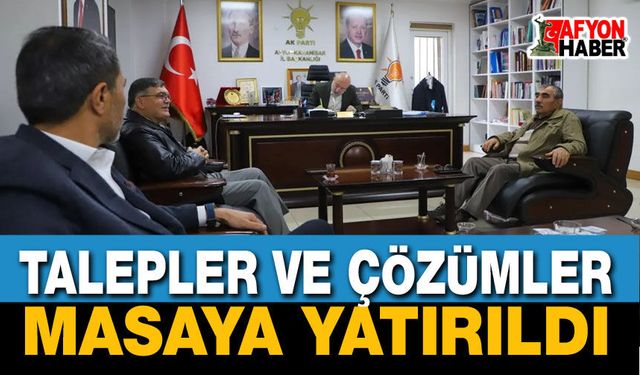 Afyon AK Parti’de İlçe Koordinatörleri Toplantısı