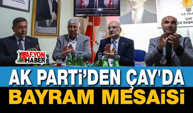 AK Parti Çay Teşkilatında Bayramlaşma Mesaisi