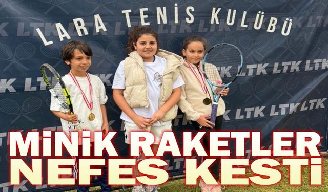Minik raketler nefes kesti