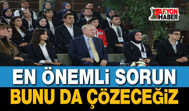 Bu sorunu çözmemiz gerekiyor, çözeceğiz!..