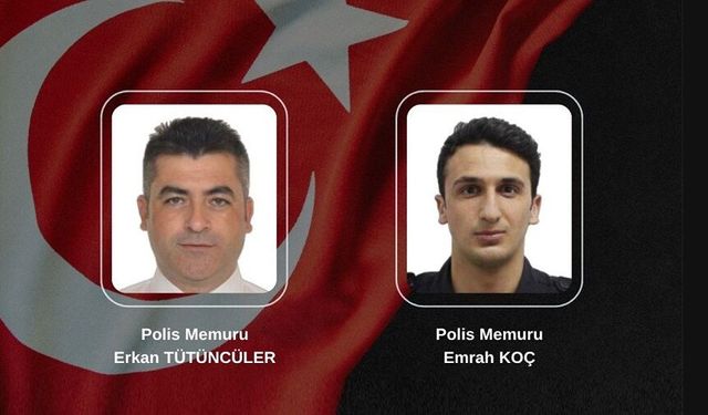 2 Polis memuru şehit oldu