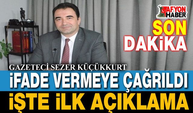 Gazeteci Sezer Küçükkurt serbest bırakıldı