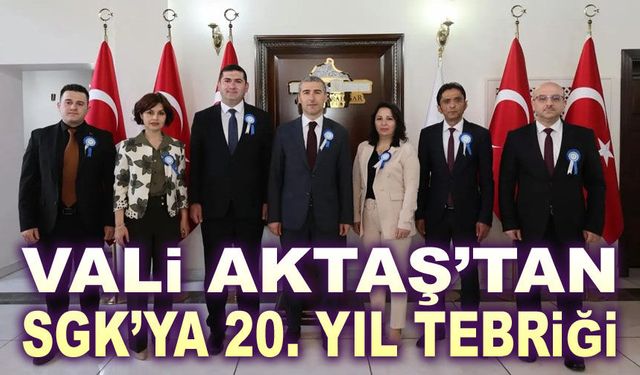 Vali Aktaş Kurum Yöneticilerini Makamında Ağırladı!.