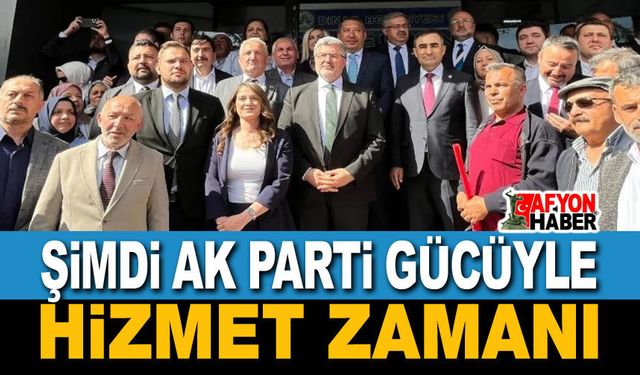 Veysel Topçu: Şimdi AK Parti gücüyle hizmet zamanı