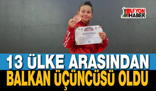 13 Ülke Arasından Balkan Üçüncüsü Oldu!