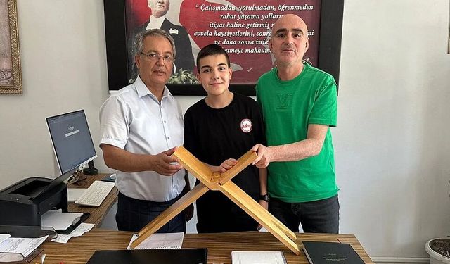 Afyon Lisesi öğrencisine rahle jesti