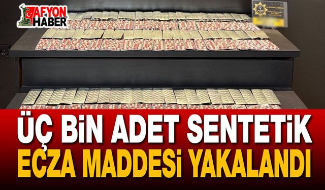 Afyon’da Sentetik Ecza Operasyonu: İki Tutuklu