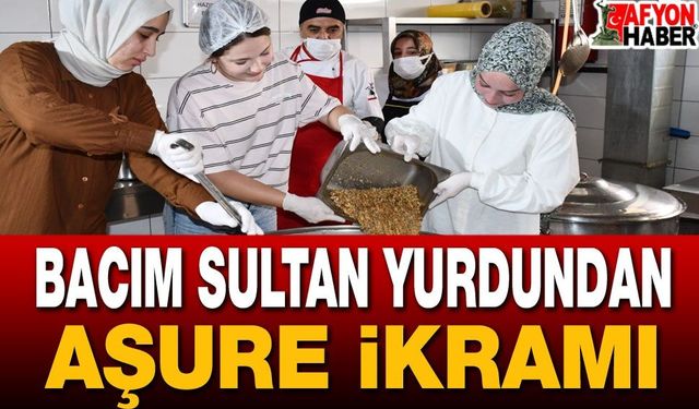 Bacım Sultan Yurdu Öğrencilerinden Aşure Dayanışması