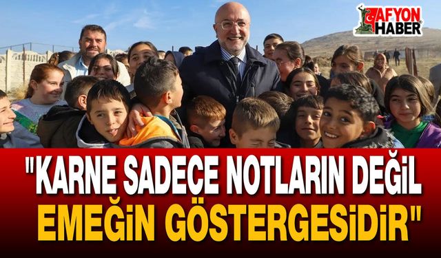 Başkan Şahin’den Öğrencilere Karne Mesajı