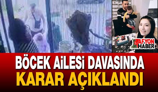Böcek Ailesi Davasında Karar Açıklandı