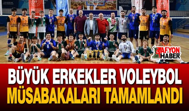 Büyük Erkekler Voleybol Müsabakaları Tamamlandı