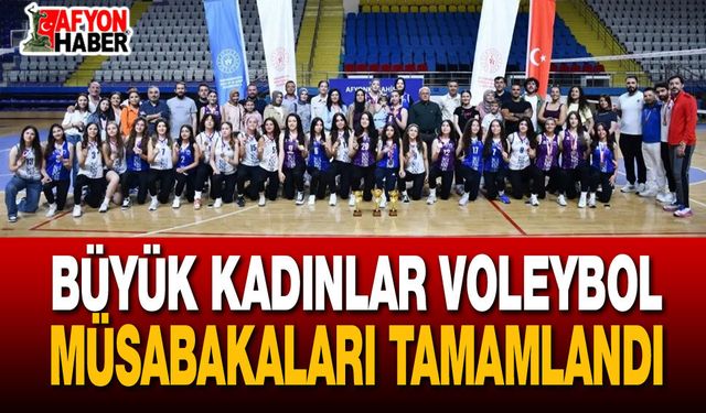 Büyük Kadınlar Voleybol Müsabakaları Tamamlandı
