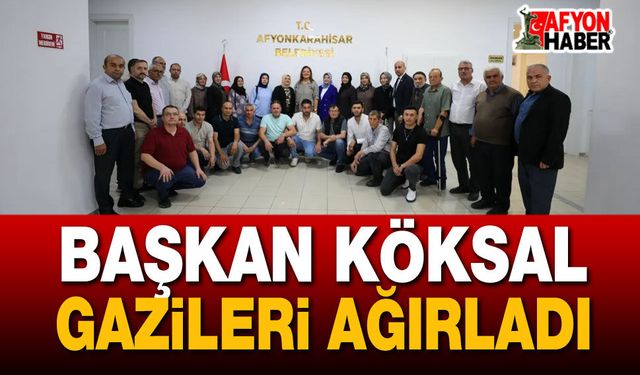 Başkan Köksal Gazileri Ağırladı