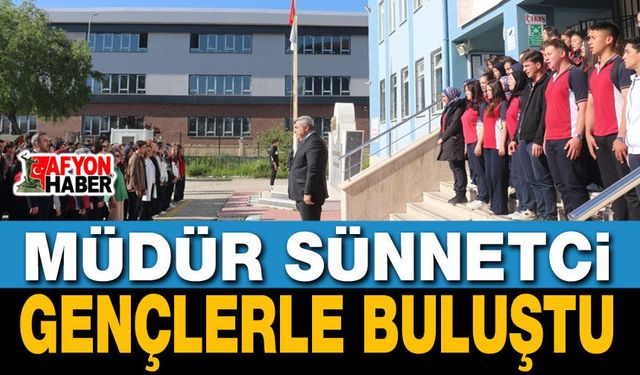 İl Müdürü Miraç Sünnetci Gençlerle Buluştu