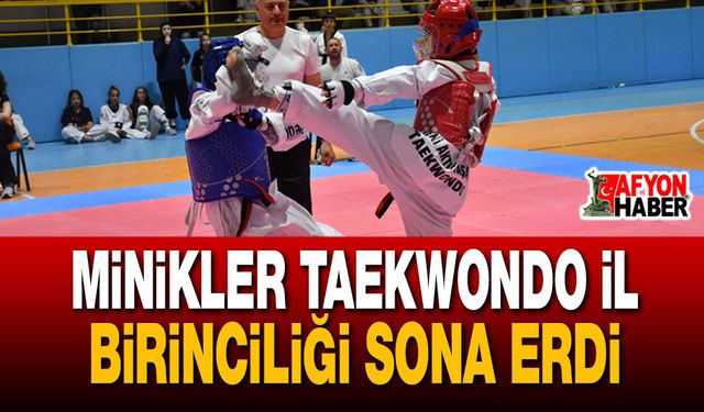 Minikler Taekwondo İl Birinciliği Sona Erdi