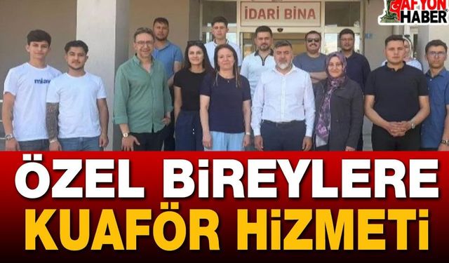 Özel Bireylere Ücretsiz Kuaför Hizmeti