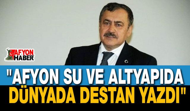 Veysel Eroğlu'ndan Yatırım Dolu Mesaj