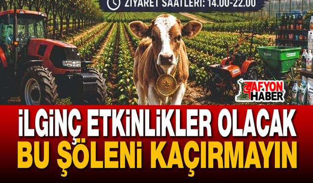 Afyon Sultandağı'nda tarım ve üretim şöleni