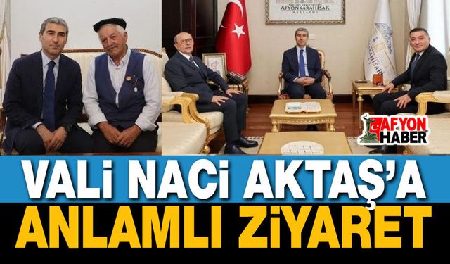 Vali Naci Aktaş’a Anlamlı Ziyaret